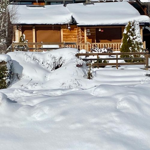 Chalet en hiver