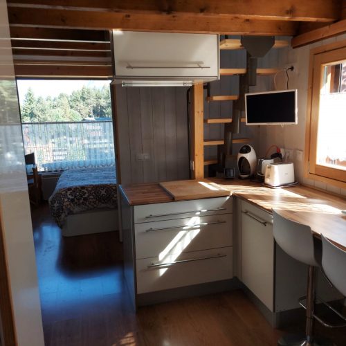 Vue de la cuisine a la Chambre 1